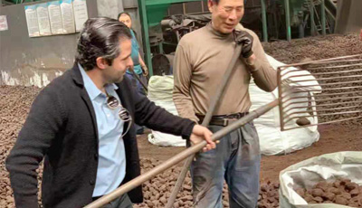 Mexico Customer buy ferro Silicon and silicon carbide
